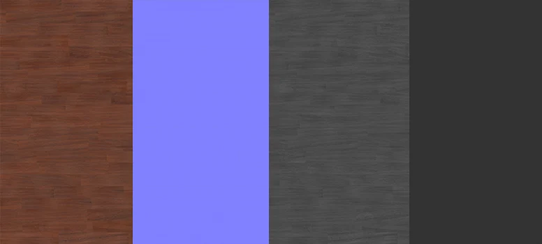dark wood parquet flooring
