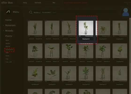 potted houseplant asset
