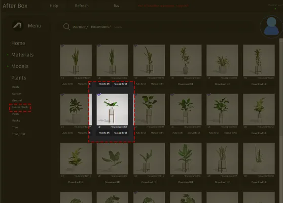 potted houseplant asset