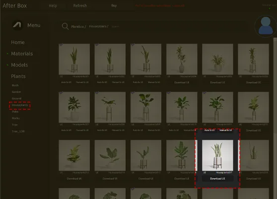 Snake Plant 3D asset