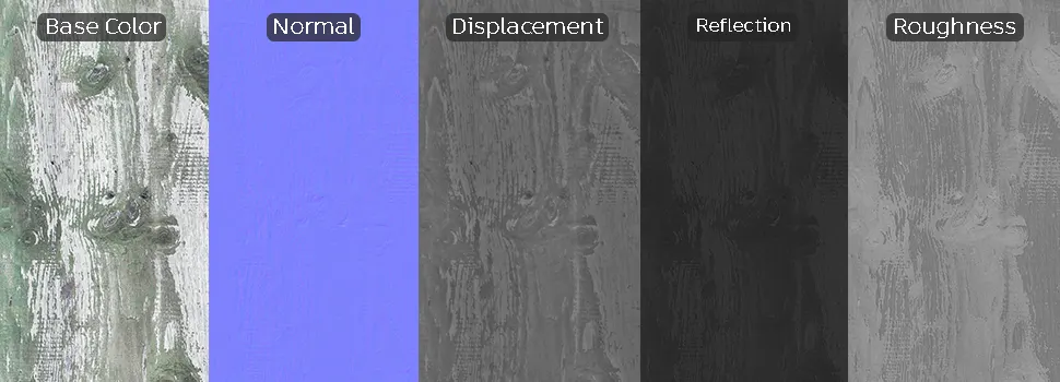 weathered plywood material