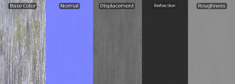 reclaimed gray wood