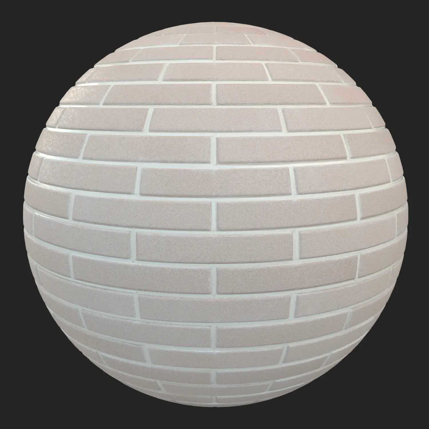 Soft Cream and Pink Brick
