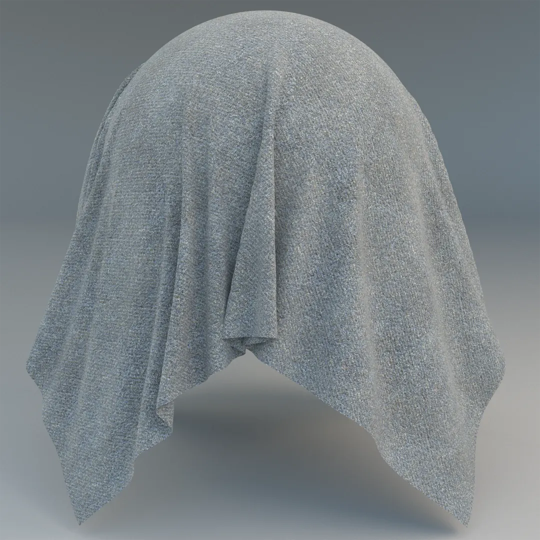 light gray textured wool blend fabric