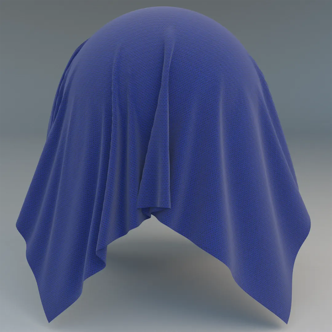 blue jersey knit fabric