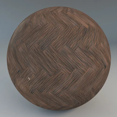 herringbone wood floor
