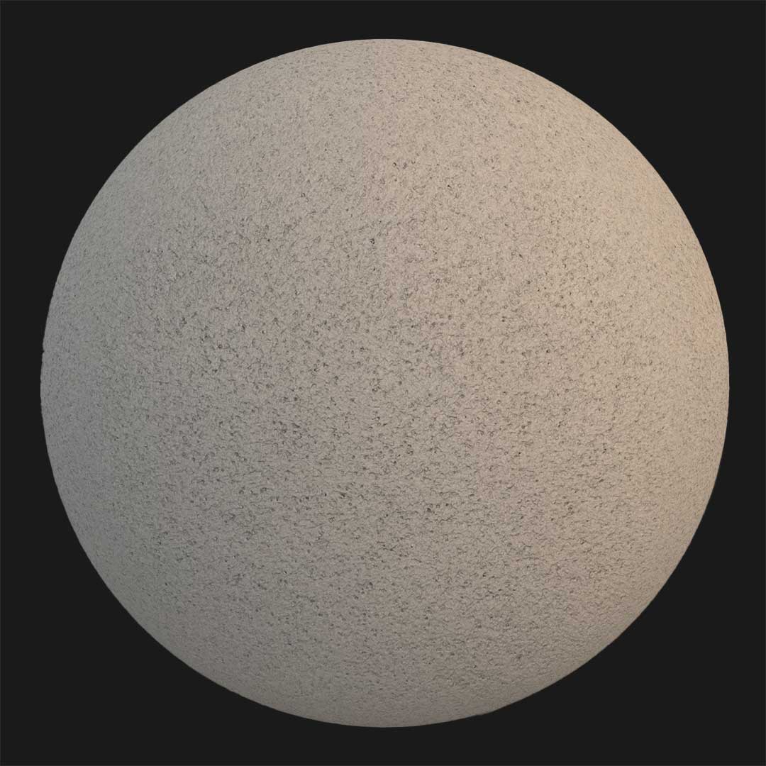 Fine Grain Off-White Plaster PBR Material