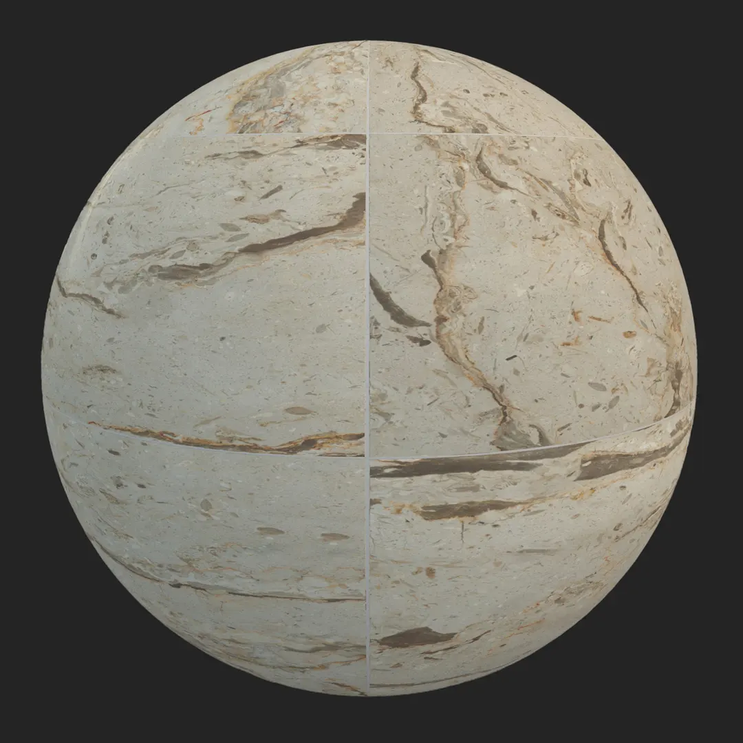 Beige Veined Marble Tile