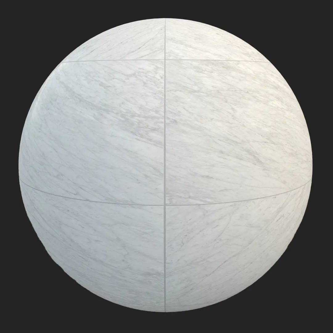 High-Resolution Seamless Carrara Marble Tile