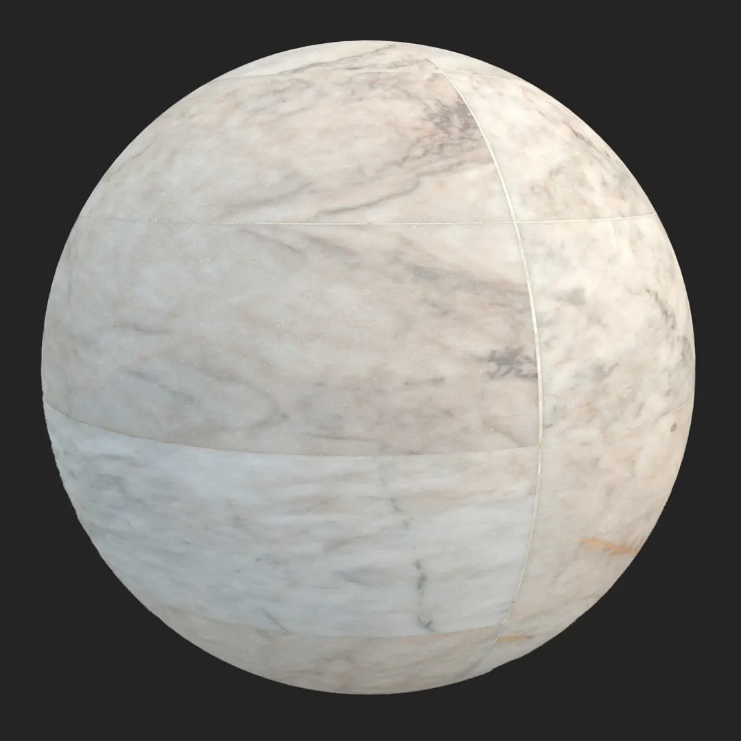 Free High-End Polished White Marble Tile Material