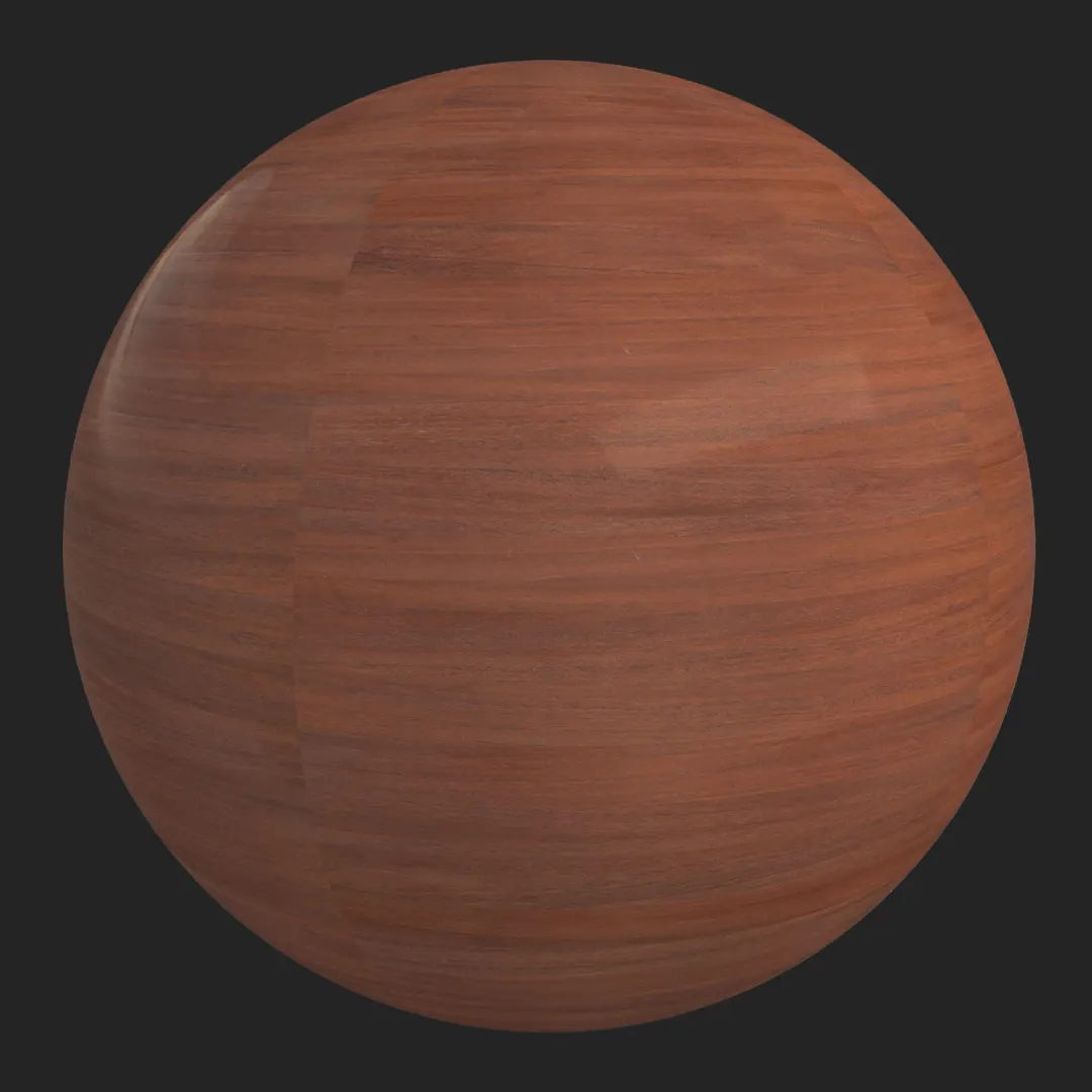Rich Mahogany Block Parquet Material