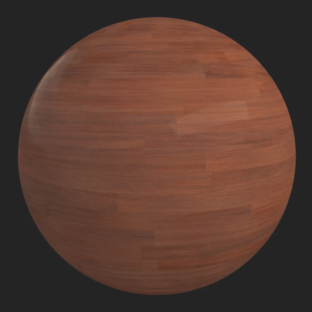 Rich Mahogany Finger Block Parquet Material