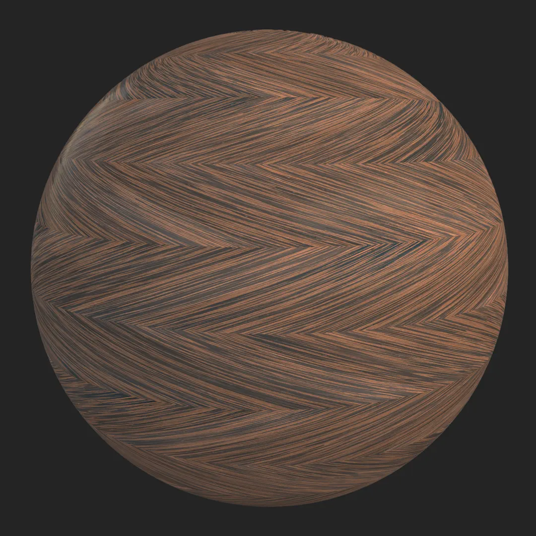 Dark Chevron Wood Parquet