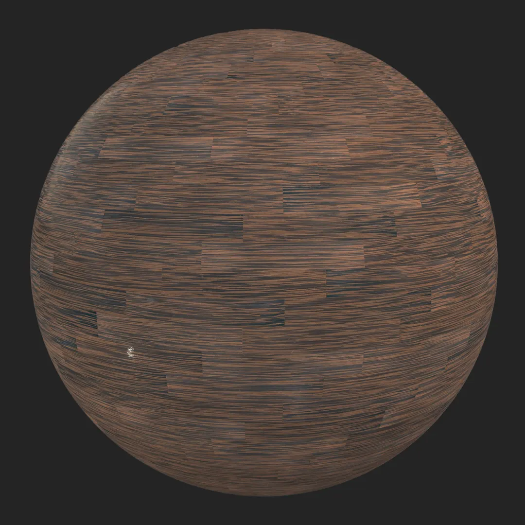 Dark Wenge Narrow Plank Parquet