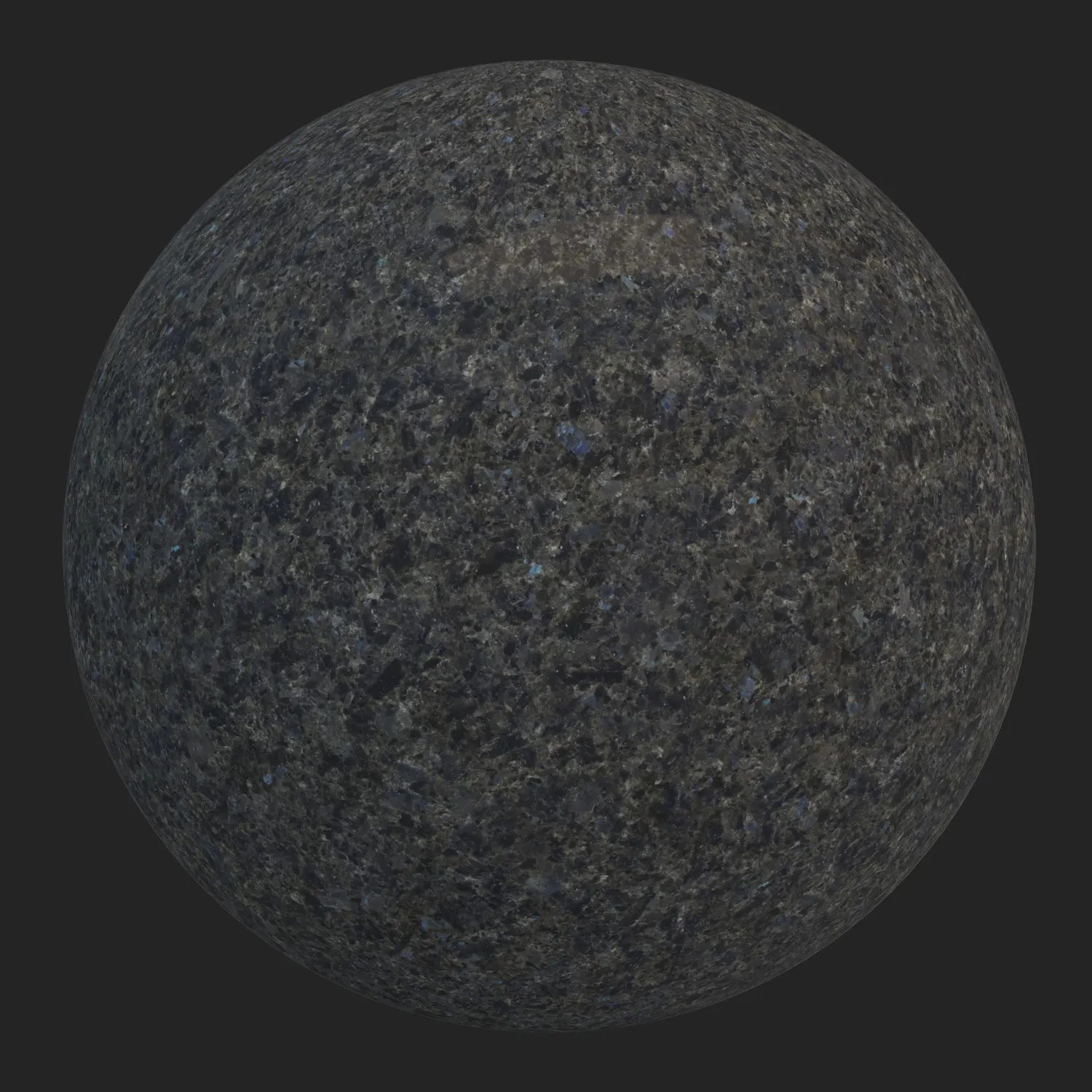 Free Dark Crystalline Granite PBR Texture