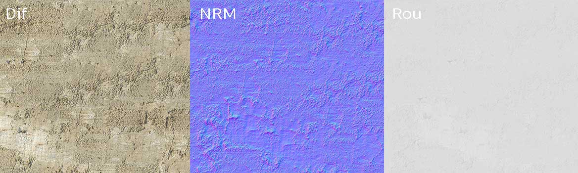 Concrete Rough Beige PBR Texture 