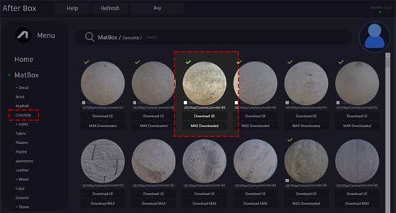 Concrete Rough Beige PBR Material