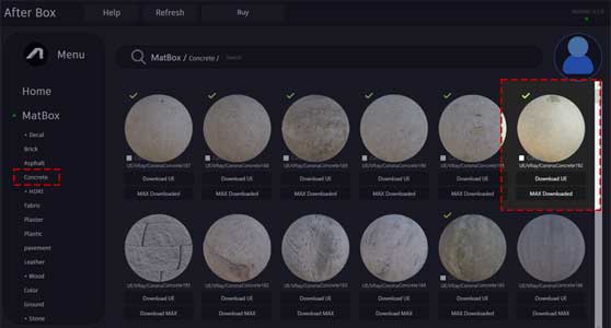 Seamless PBR Concrete material 8k Resolution