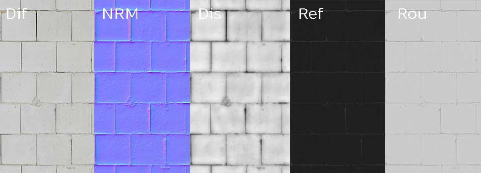 white masonry block texture